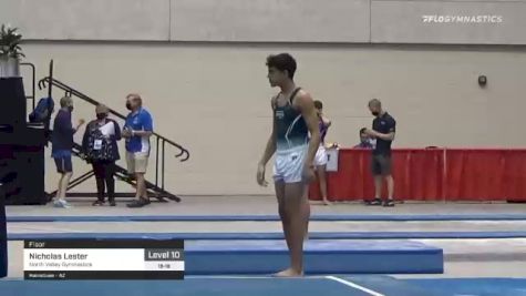 Nicholas Lester - Floor, North Valley Gymnastics - 2021 USA Gymnastics Development Program National Championships