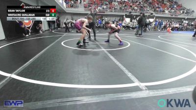 120 lbs Quarterfinal - Sean Taylor, Sallisaw Takedown Club vs Whitacre Quillman, Raw Wrestling Club