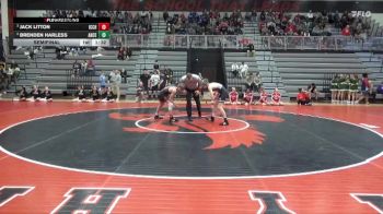 106 lbs Semifinal - Jack Litton, Iowa City, City High vs Brenden Harless, Ankeny Centennial