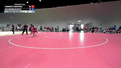 135 lbs Champ. Round 3 - Caidence Crawford, OR vs Mackenzee Bunton, TX