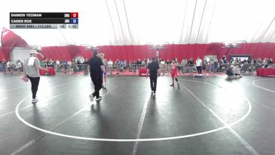 113 lbs Cons. Sub-semis - Damien Yeoman, Sebolt Wrestling Academy vs Caden Roe, Jackrabbit Wrestling Academy