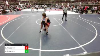 98 lbs Semifinal - David Woods, Westside WC vs Antonio Romero, Pikes Peak Warriors