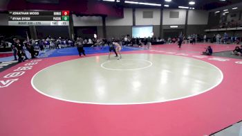 175 lbs Cons. Round 3 - Jonathan Moss, Dumas vs Ryan Dyer, Fort Worth Paschal