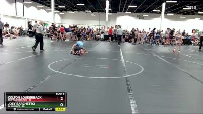 80 lbs Round 2 (6 Team) - Joey Barchetto, PA Alliance vs Colton Louderback, Mat Warriors Red