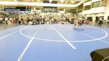105 lbs Cons. Round 3 - Brielle Childs, Maple Mountain vs Madison McElmeel, Severance