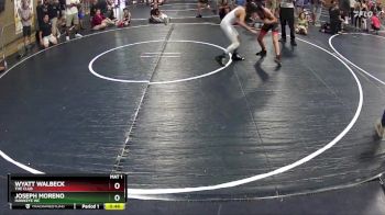 110 lbs Semifinal - Wyatt Walbeck, The Club vs Joseph Moreno, Hawkeye WC