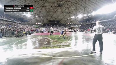 Girls 1B/2B/1A 155 Semifinal - Analicea Ordonez, Blaine (Girls) vs Abbygale Garza, Wapato (Girls)