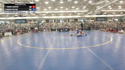 138 lbs Cons. Rd Of 32 - Creed Wright, Ascend Wrestling Academy vs Landon Rhyne, Pinedale Pummelers