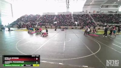 120 lbs Quarterfinal - Stella Dymon, Bonanza vs Nadera Muhammad, Fernley