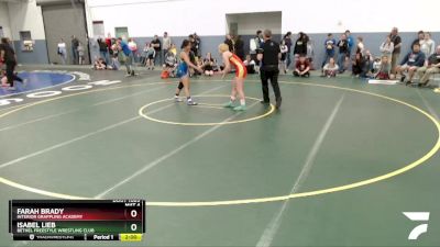 138 lbs Rr1 - Farah Brady, Interior Grappling Academy vs Isabel Lieb, Bethel Freestyle Wrestling Club