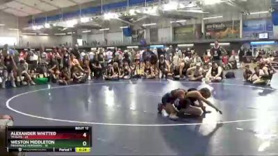 90 lbs Round 3 (10 Team) - Kosta Hatzigeorgiou, Fight Club vs Jakobe Reed, SVRWC Black