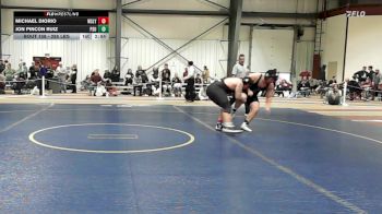 285 lbs Round Of 16 - Michael Diorio, Wesleyan vs Jon Pincon Ruiz, Plymouth