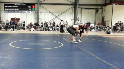 285 lbs Round Of 16 - Michael Diorio, Wesleyan vs Jon Pincon Ruiz, Plymouth