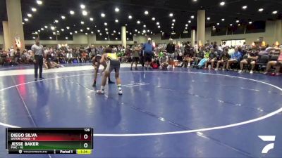 126 lbs Round 1 (32 Team) - Jesse Baker, PWC vs Diego Silva, Gator Dawgs