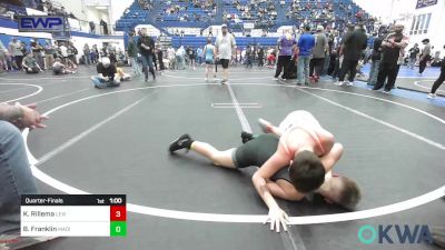 100 lbs Quarterfinal - Knox Rillema, Lexington Wrestling Club vs Bodie Franklin, Madill Takedown