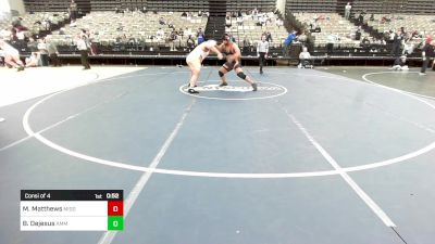287-H lbs Consi Of 4 - Maurice Matthews, Middle Township Panthers vs Bernardo Dejesus, AMERICAN MMA AND WRESTLING