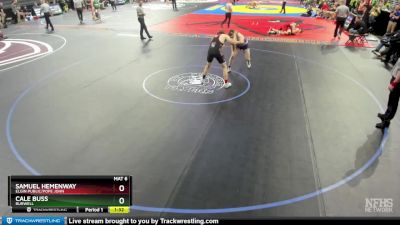 Champ. Round 1 - Cale Buss, Burwell vs Samuel Hemenway, Elgin Public/Pope John