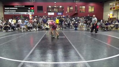 125 lbs Cons. Round 4 - Gage Summers, Newberry College vs Tyler Ramos, Truett-McConnell (Ga.)