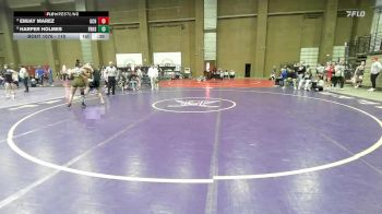 110 lbs Cons. Round 6 - Emjay Marez, Garden City vs Harper Holmes, Frontenac