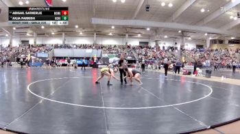 Girls 235 lbs Champ. Round 1 - Abigail Satherlie, McMinn Co. High School vs Julia Parrish, Knoxville Catholic High School