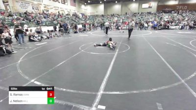 62 lbs Round Of 16 - Sergio Ramos, Corning PAL vs Jasper Nelson, Willits Grapplin Pack