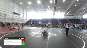 70 lbs Consi Of 8 #2 - James Torres, Rancho Bernardo WC vs Emmet Jensen, Bear Wrestling Club