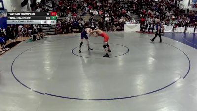 138 lbs 3rd Place Match - Adrian Thompson, Valley vs Noah Sanchez, Durango