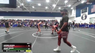 157 lbs Champ. Round 2 - Henry Egami, Valencia HS vs Jayden Ochoa, Artesia Highschool