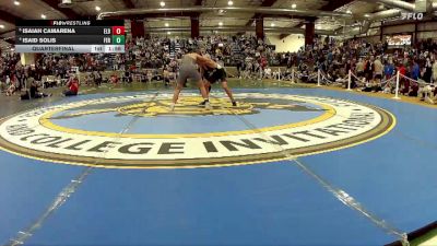 138 lbs Quarterfinal - Isaiah Camarena, Eldorado vs Isaid Solis, Fernley