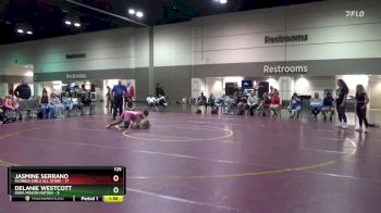 125 lbs Placement Matches (16 Team) - Delanie Westcott, Iowa Minion Nation vs Jasmine Serrano, Florida Girls All Stars