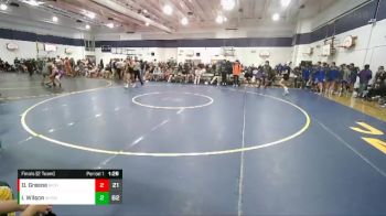 132 lbs Finals (2 Team) - Isaiah Wilson, West Valley (Spokane) vs Drew Greene, Richland