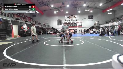 51-54 lbs Rr Rnd 5 - Jade Coffman, Sallisaw Takedown Club vs Emilee Galetka, Viking Wrestling Club