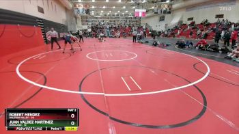 165 lbs Round 2 (4 Team) - Juan Valdez Martinez, Overland vs Robert Mendez, Ralston Valley