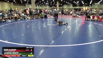 45 lbs Cons. Round 3 - Cameron Arnott, Seymour Youth Wrestling Club vs Knox Alleman, Predator Wrestling