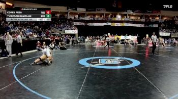 4A 145 lbs Cons. Round 1 - Caedon Kamplain, Moriarty vs Corey Reza, Valley