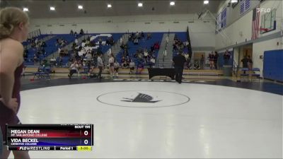 160 lbs 3rd Place Match - Megan Dean, Mt. San Antonio College vs Vida Beckel, Cerritos College