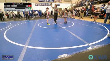 61 lbs Round Of 16 - Konner Hodges, Tiger Trained Wrestling vs Oaklin Grace, Blackwell Wrestling Club