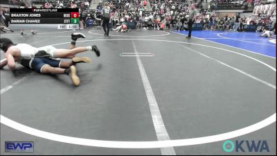 132 lbs Quarterfinal - Braxton Jones, Husky WC vs Darian Chavez, Standfast