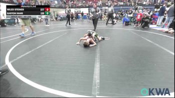 49 lbs Semifinal - Miles Steiner, Standfast vs Easton Hans, Lions Wrestling Academy
