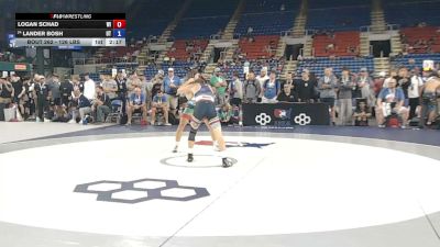 126 lbs Champ. Rd Of 128 - Logan Schad, Wisconsin vs Lander Bosh, Utah