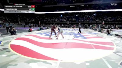 3rd Place Match - Tailie Brehm, Rapid City Stevens vs Kendis Sackreiter, Brookings