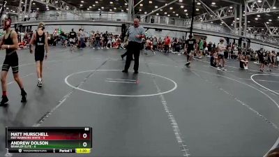 88 lbs Placement (4 Team) - Matt Murschell, Mat Warriors White vs Andrew Dolson, Brawler Elite