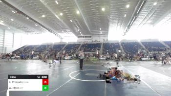 116 lbs Consi Of 8 #2 - Kash Preciado, Yuma Elite vs Waylon Meza, AZ Tilters