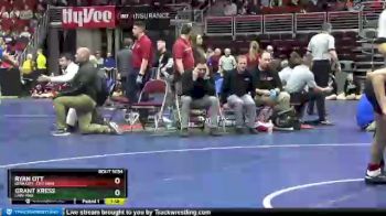 3 lbs Champ. Round 1 - Ryan Ott, Iowa City, City High vs Grant Kress, Linn-Mar