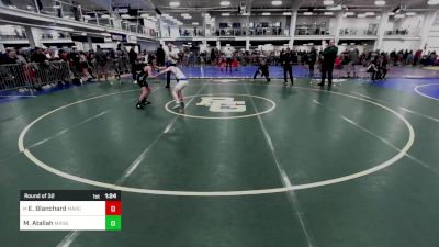 86 lbs Round Of 32 - Edward Blanchard, MarcAurele WC vs Mason Atallah, Mansfield