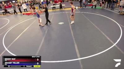 125 lbs Quarterfinal - Brody Ray, MN vs Krosby Miller, MN