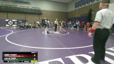 Exhibition 2 lbs Round 1 (6 Team) - Abbey Money, Thermopolis Middle School vs Kaylin Dines, Burns Junior High