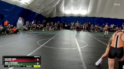 84 lbs Round 3 (6 Team) - Oliver Dies, Rogue WC vs Ben Stenger, Crossroads Wrestling