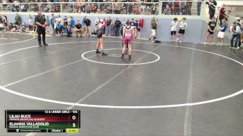 102 lbs Round 1 - Elianna Valladolid, Kodiak Wrestling Club vs Lilah Buck, Pioneer Grappling Academy