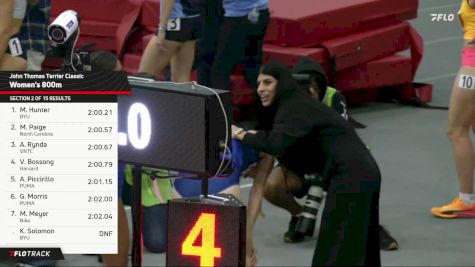 Women's 800m, Finals 3